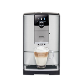 Genieten met één druk op de knop - zelfs voor cappuccino en latte macchiato. De 7-serie biedt gemak met de OneTouch-functie voor snel en eenvoudig koffie maken. Met live programmering sla je je favoriete recept op in de volautomatische machine. De cappuccinokenner stelt je in staat de volgorde van melk en koffie aan te passen. Alles precies zoals jij het lekker vindt, met de NICR 799 met roestvrijstalen front.
